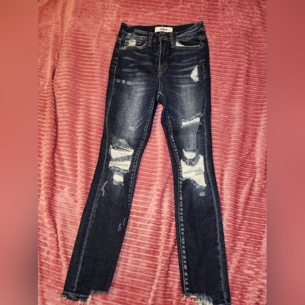 Mica LA Women's Jeans in Dark Blue SZ 25